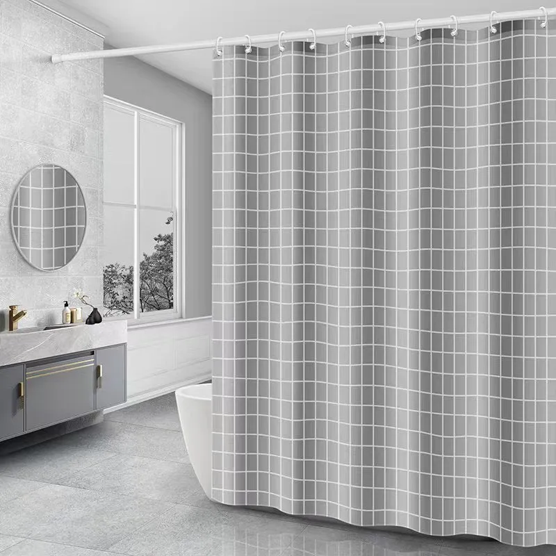 Mildew and Water Resistant Shower Curtain, HG0076