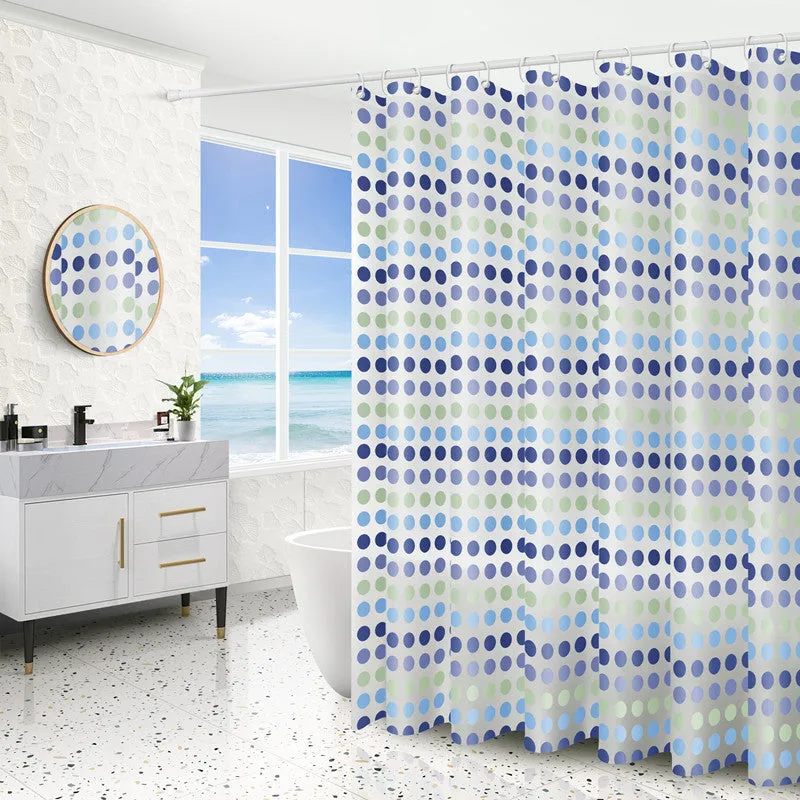 Mildew and Water Resistant Shower Curtain, HG0076