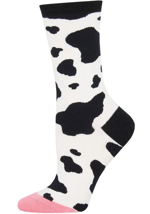 Moooo [White] | SOCKS