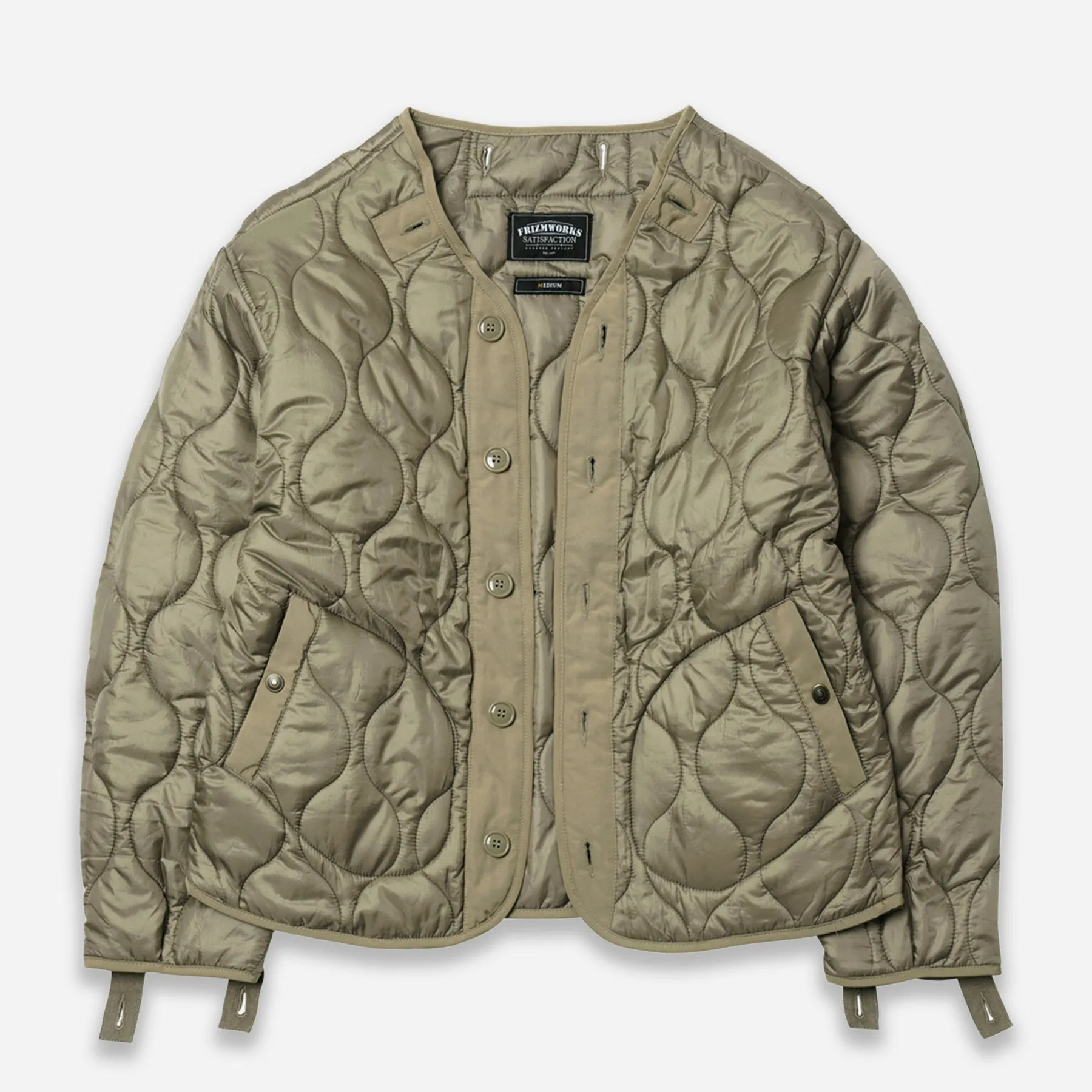 OSCAR FISHTAIL 2 IN 1 JACKET  - KHAKI