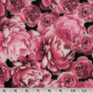 Pink Florals Allover Anti-Pill Polar Fleece