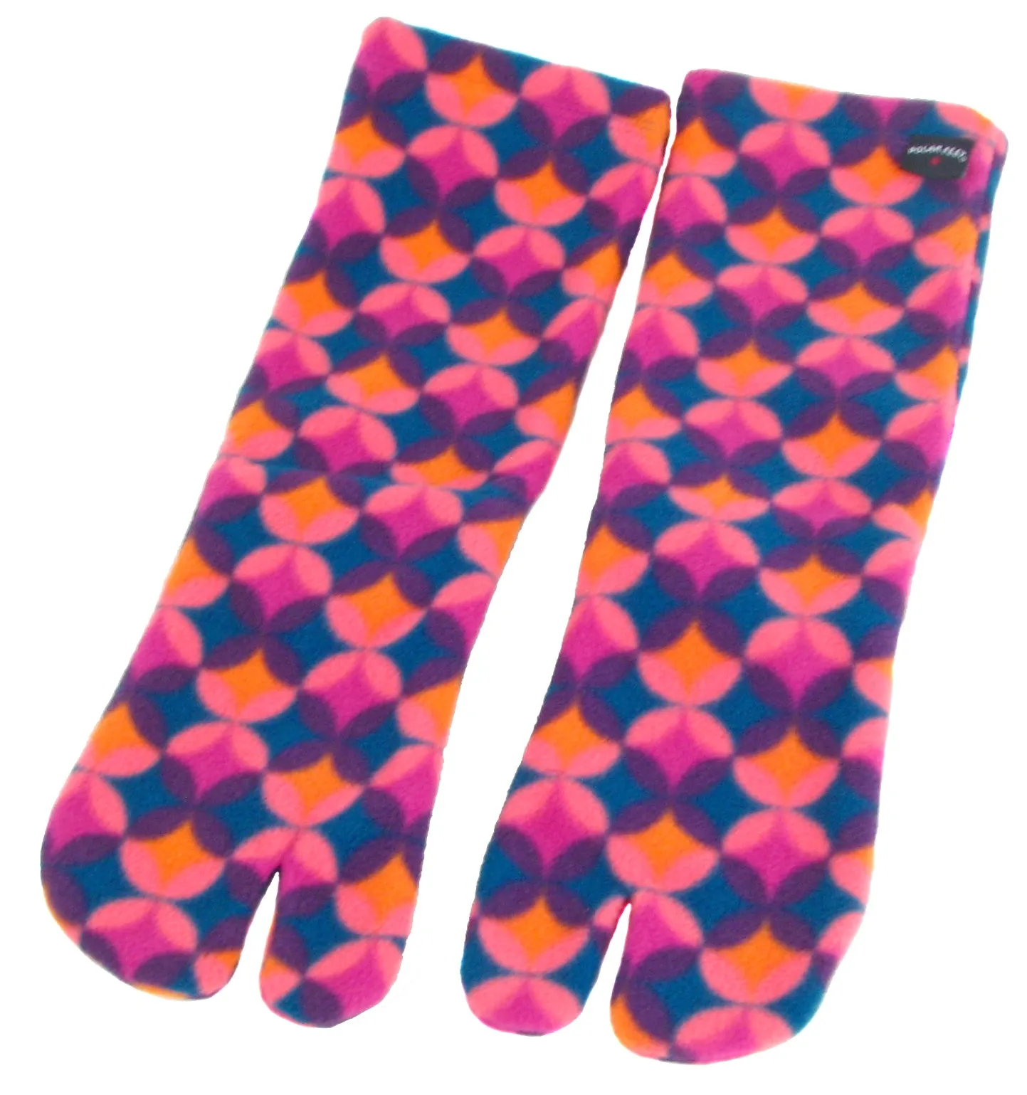 Polar Feet Fleece Tabi Socks - Art Deco