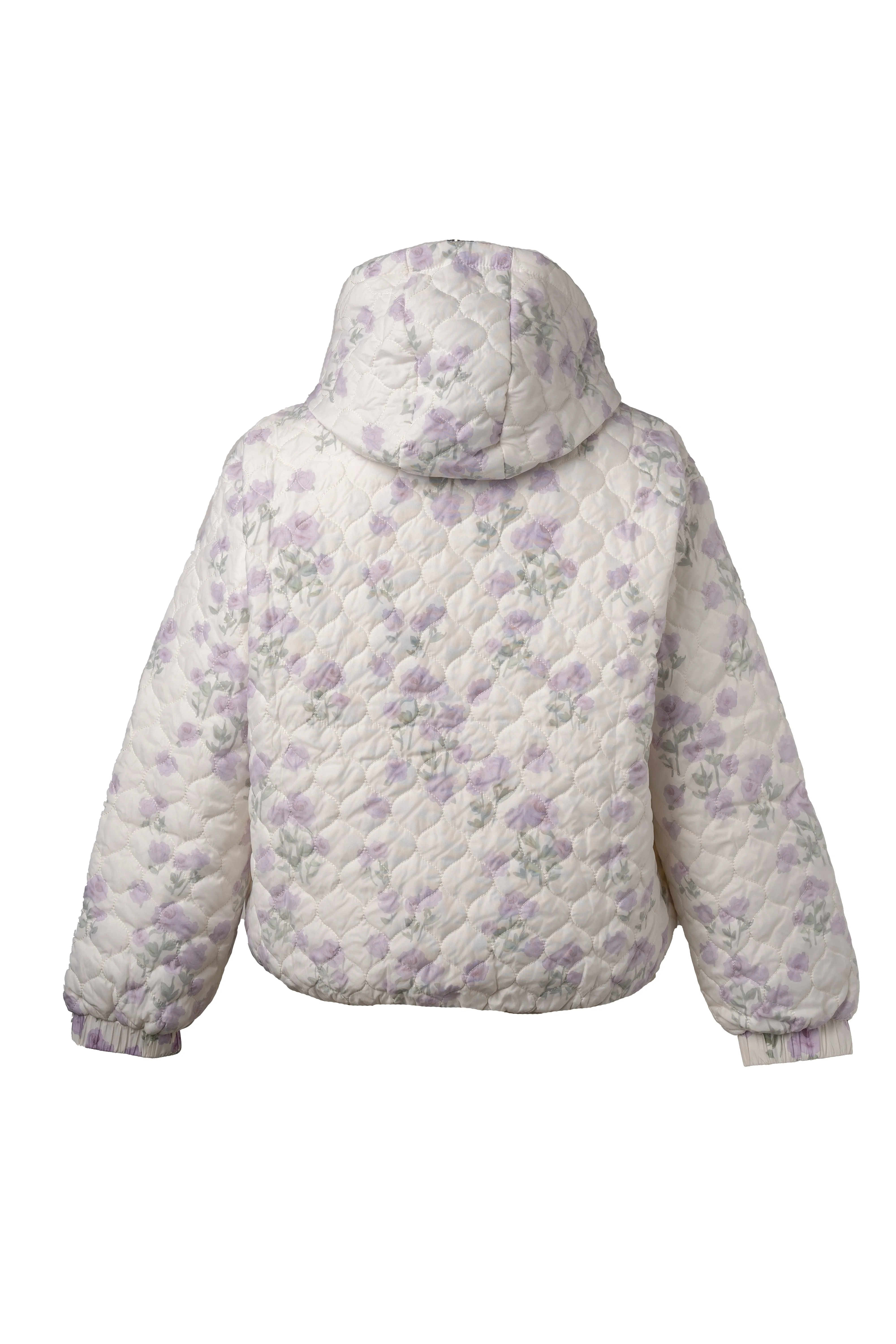 Quilted Jacket in Lavender Floral - FINAL SALE