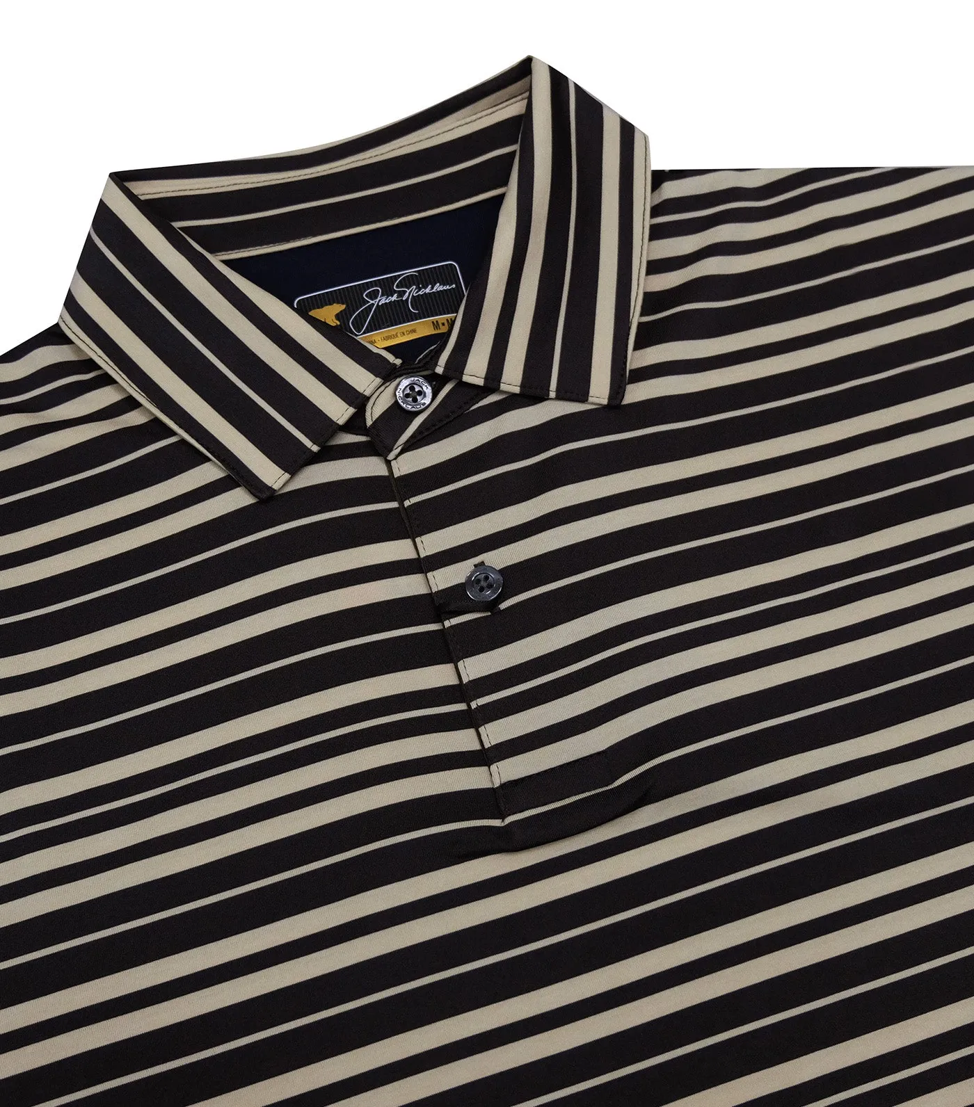 Regimental Stripe Polo Slate