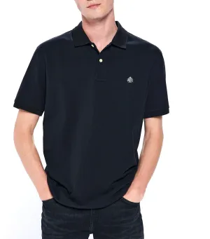 Regular Fit Basic Piqué Polo Black