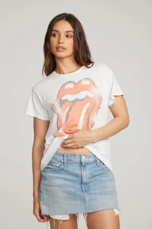 Rolling Stones Classic Logo Tee - White