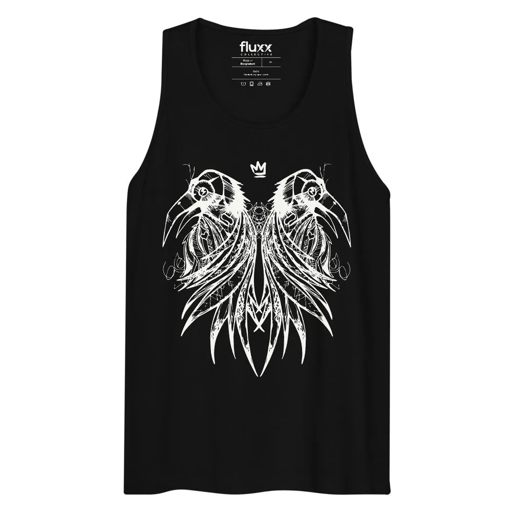 Royal Raven Tank Black/White