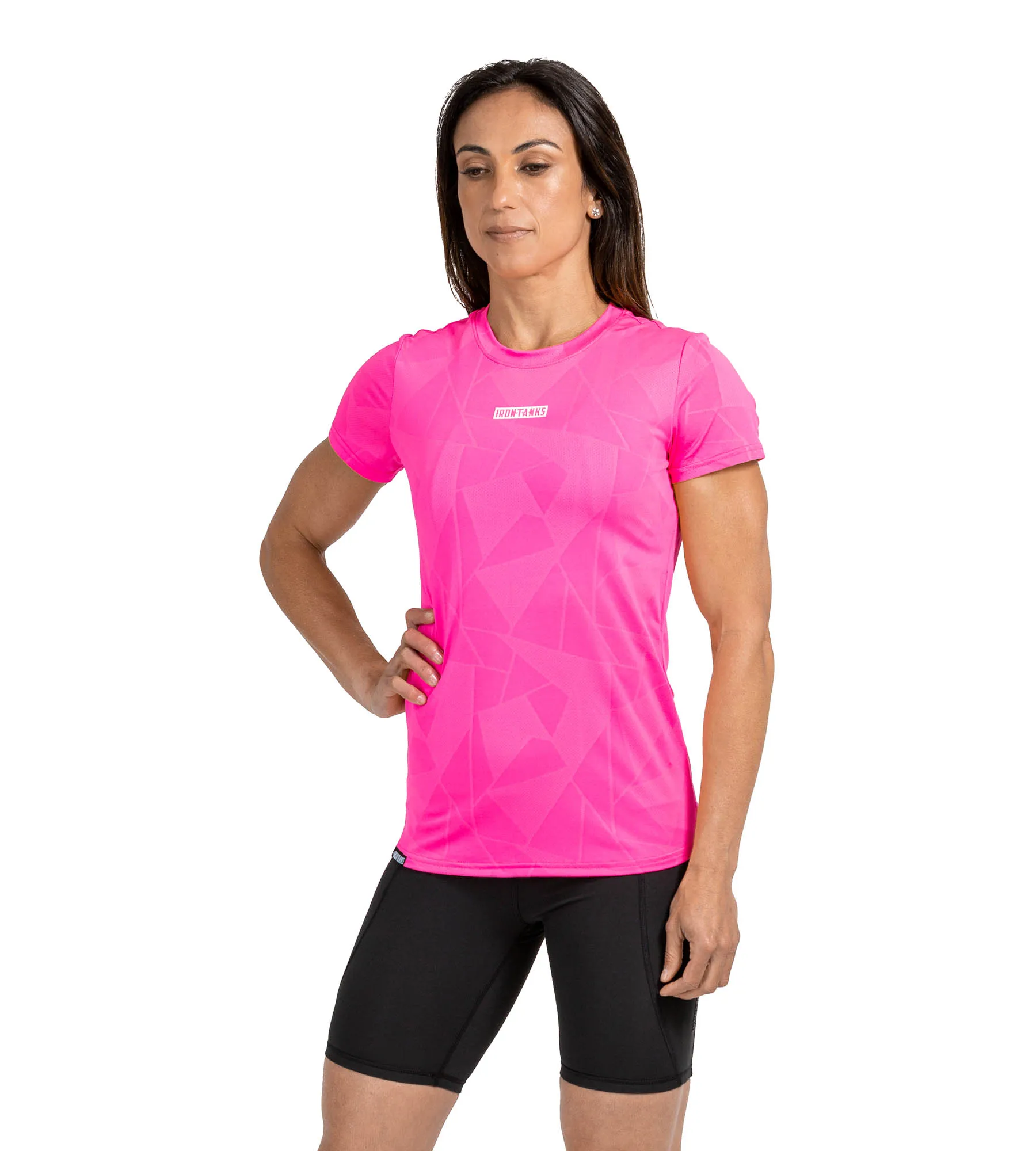 Sabre Gym Tee - Hot Pink