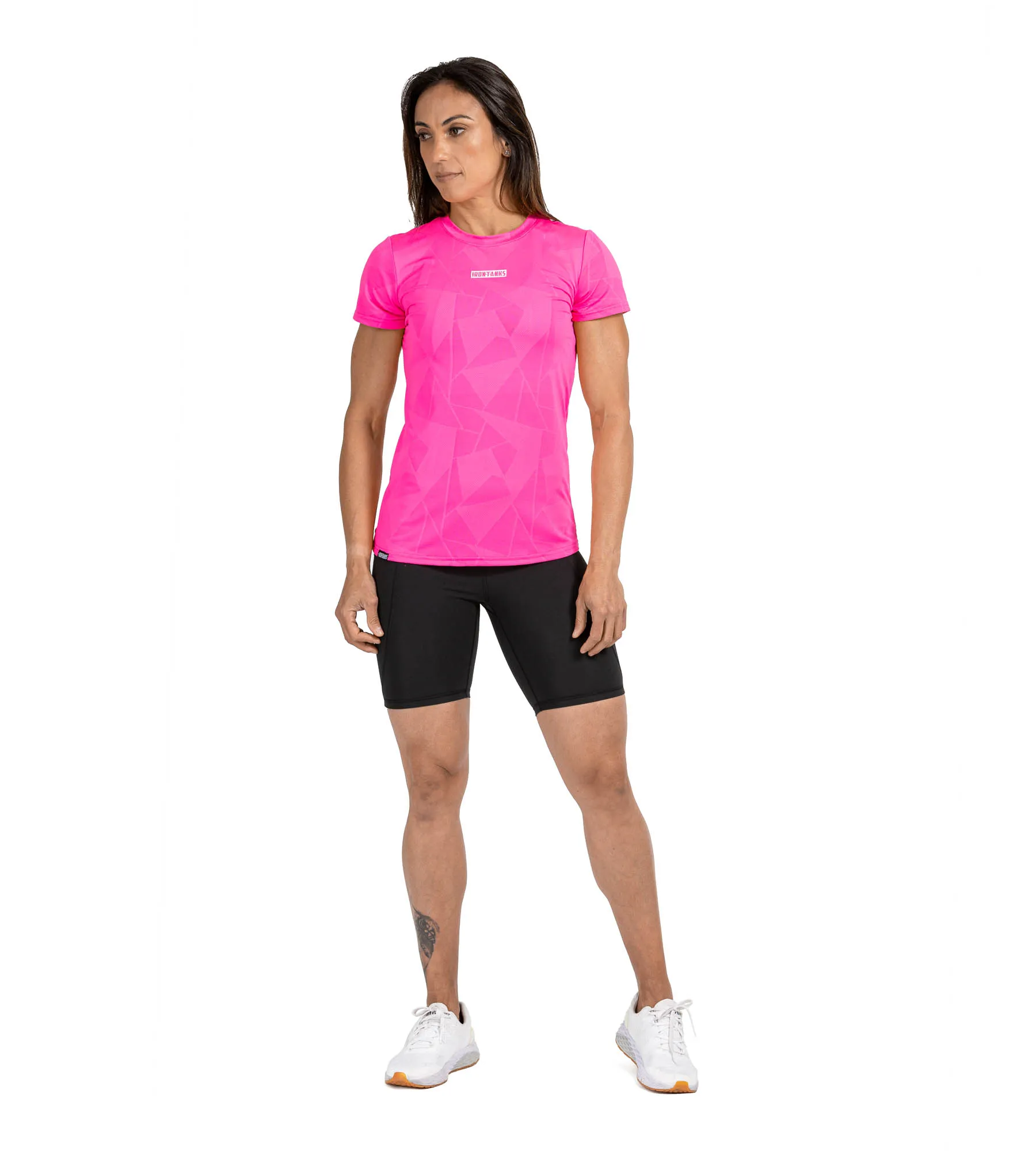 Sabre Gym Tee - Hot Pink