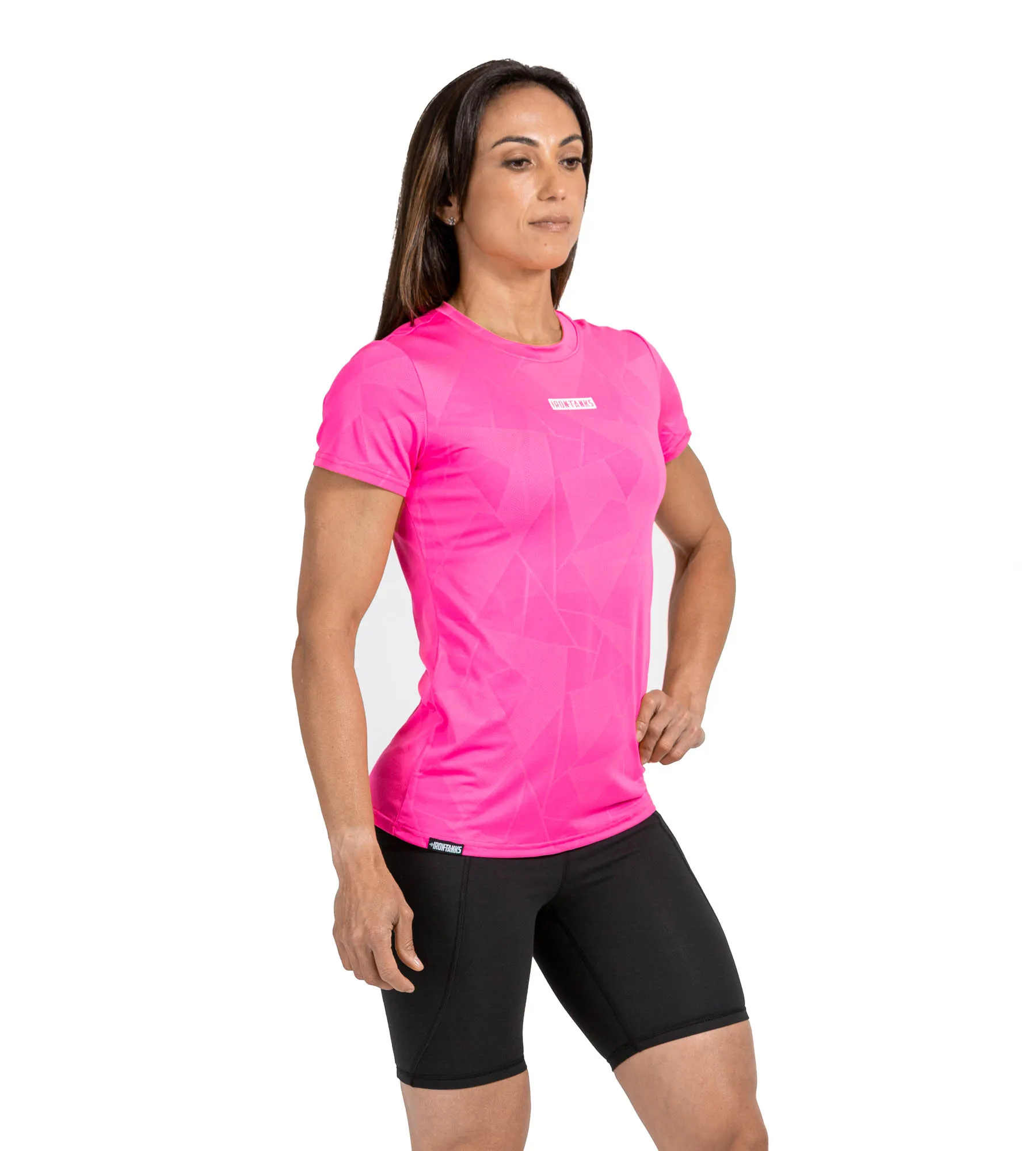 Sabre Gym Tee - Hot Pink