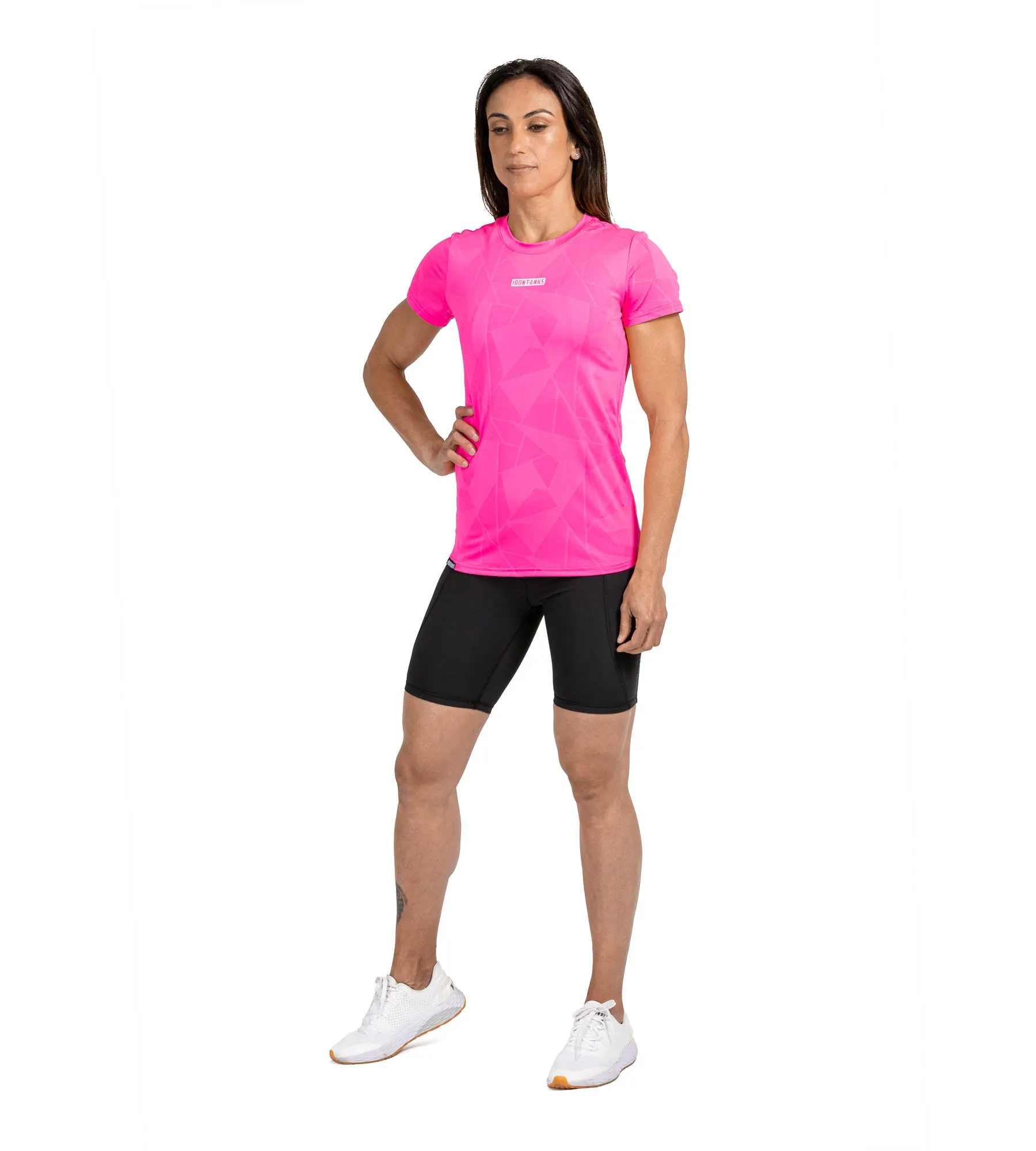 Sabre Gym Tee - Hot Pink