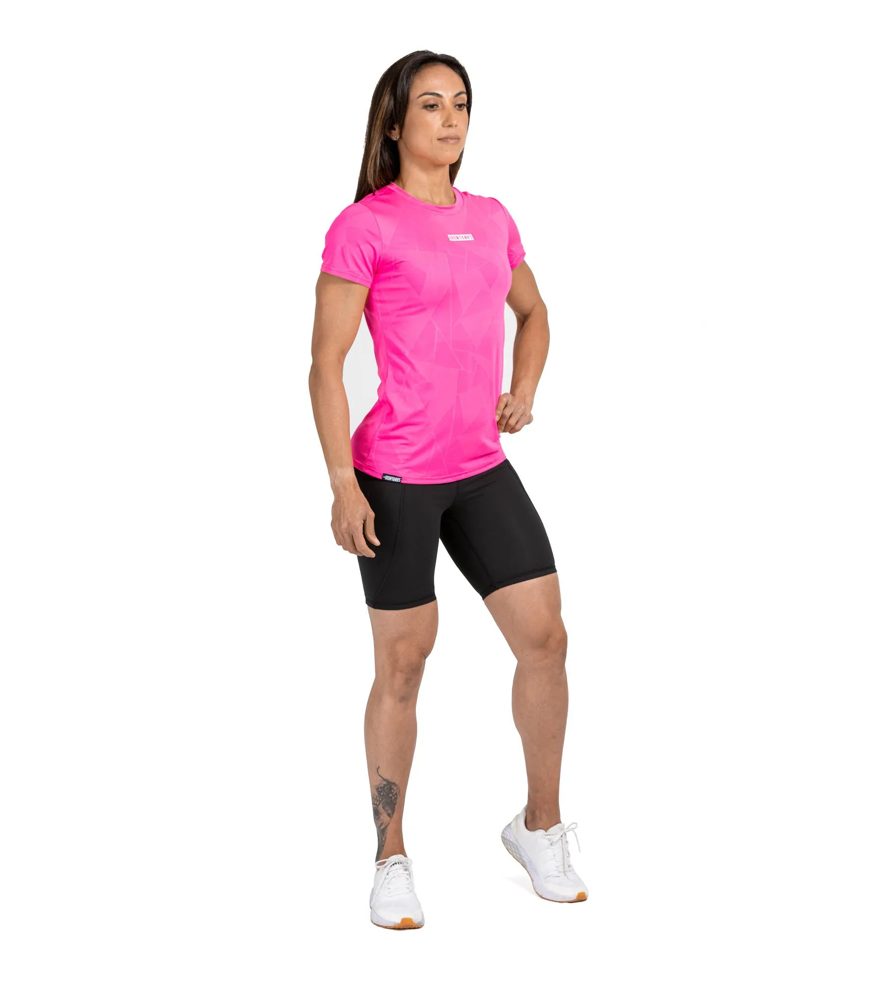 Sabre Gym Tee - Hot Pink