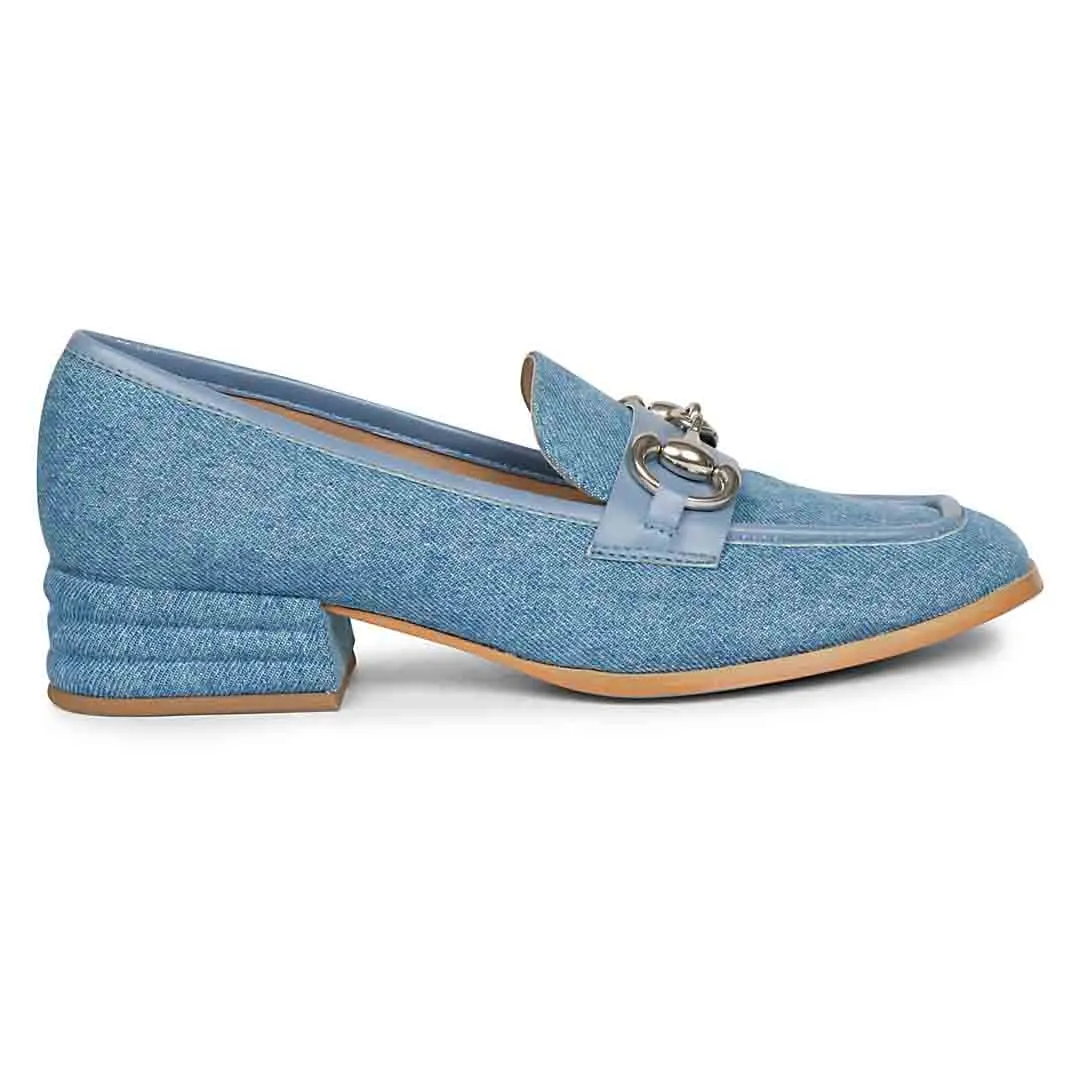 Saint Jacqueline Denim Handcrafted Shoes