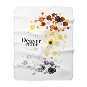 SHAVA CO Bear Flag 2023 Pride, Denver Sherpa Fleece Blanket - My Rainbow Is In My DNA