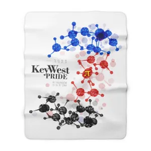 SHAVA CO Polyamory Flag 2023 Pride, Key West Sherpa Fleece Blanket - My Rainbow Is In My DNA