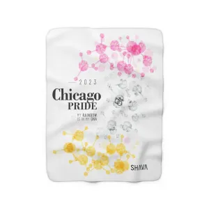 SHAVA CO Twink Flag 2023 Pride, Chicago Sherpa Fleece Blanket - My Rainbow Is In My DNA