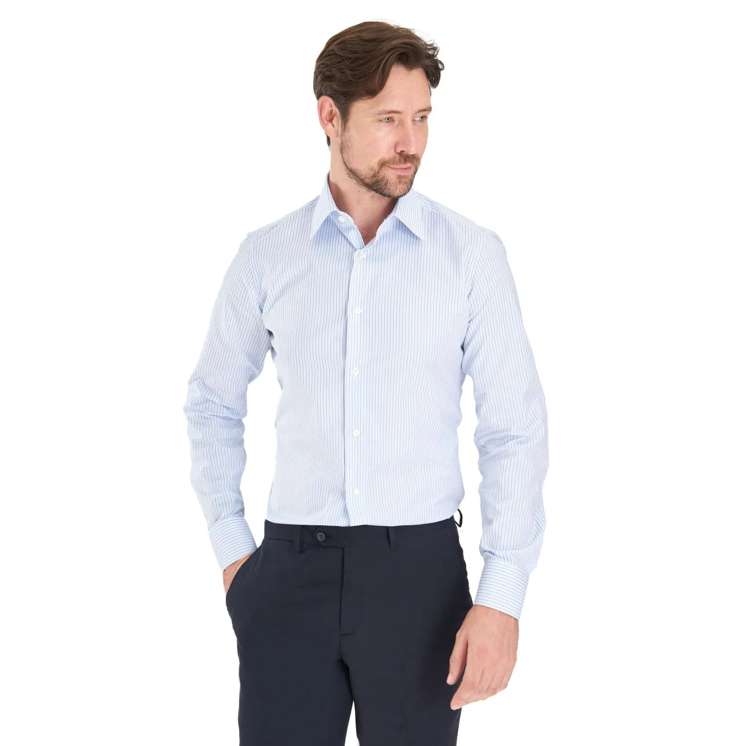 SLIM DOUBLE LINE CLASSIC SHIRT