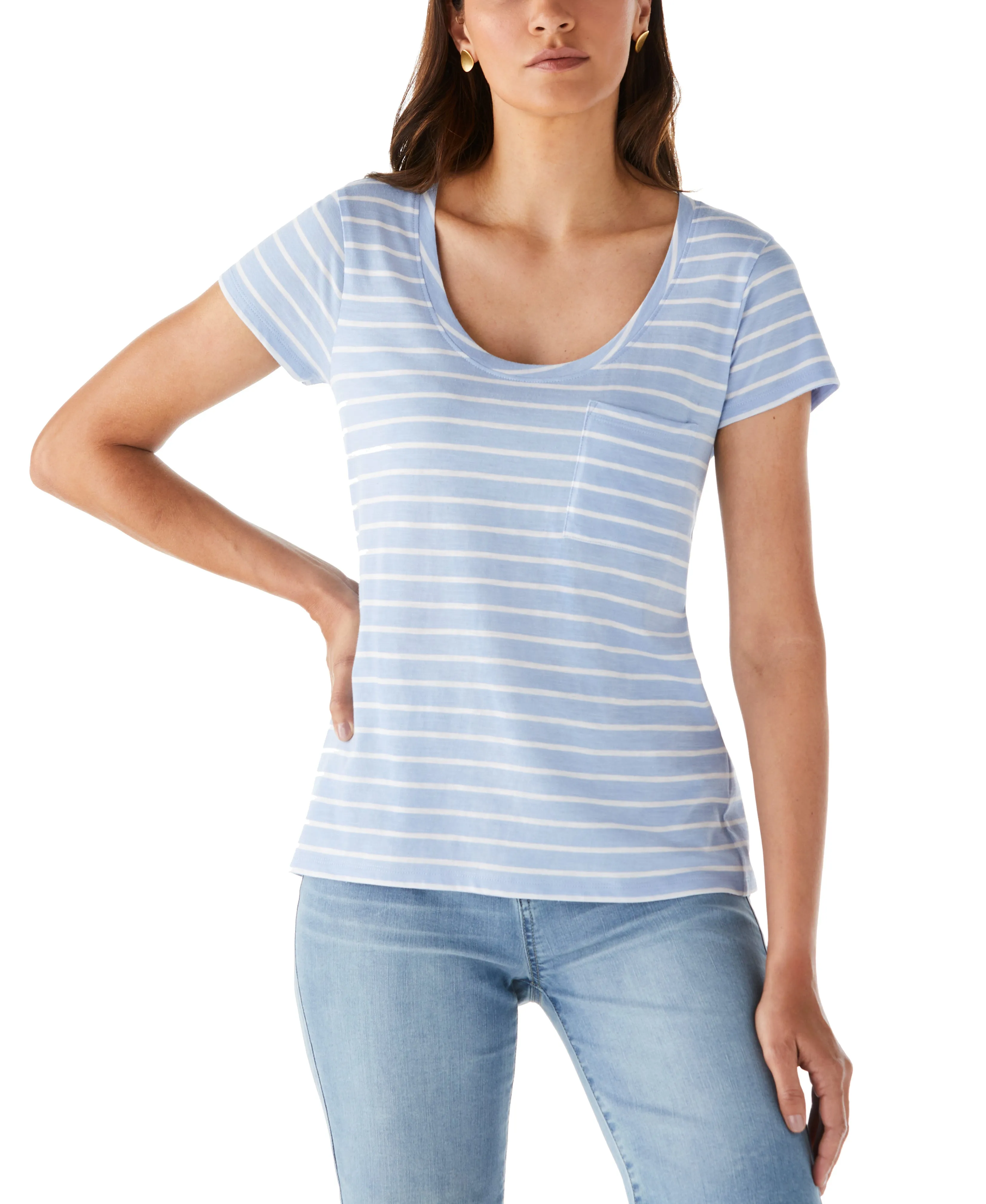 Stripe Slub Tee