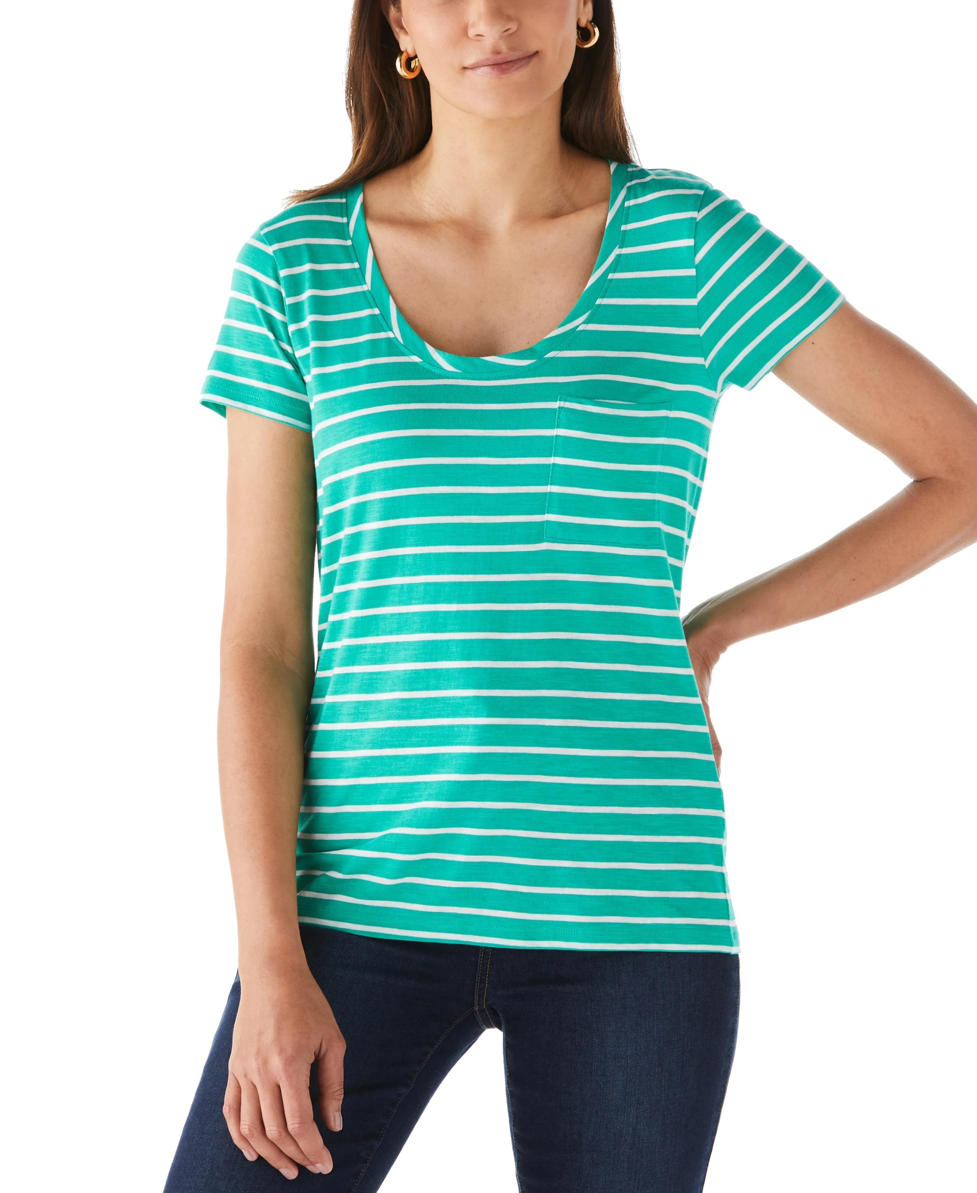 Stripe Slub Tee