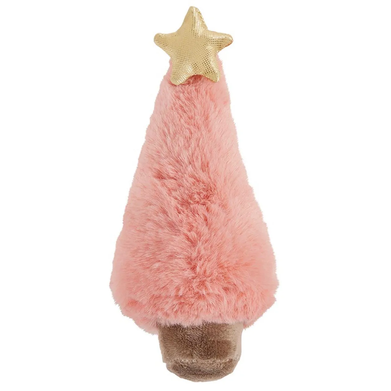 Swaddle with Plush Rattle - Pink Tree