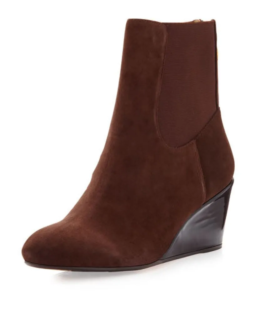 TARYN ROSE Women's •Kuri• Wedge Bootie