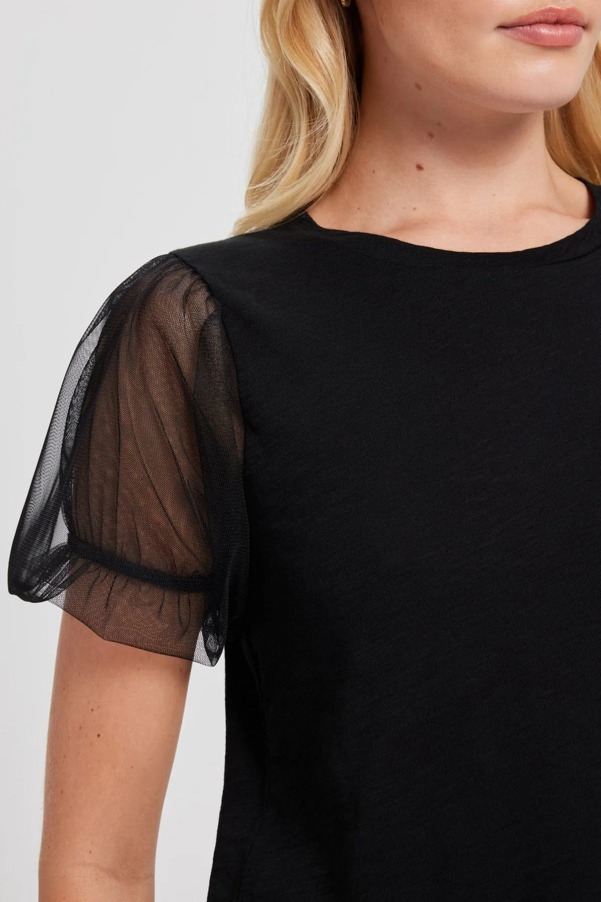 Tulle Princess Sleeve Tee