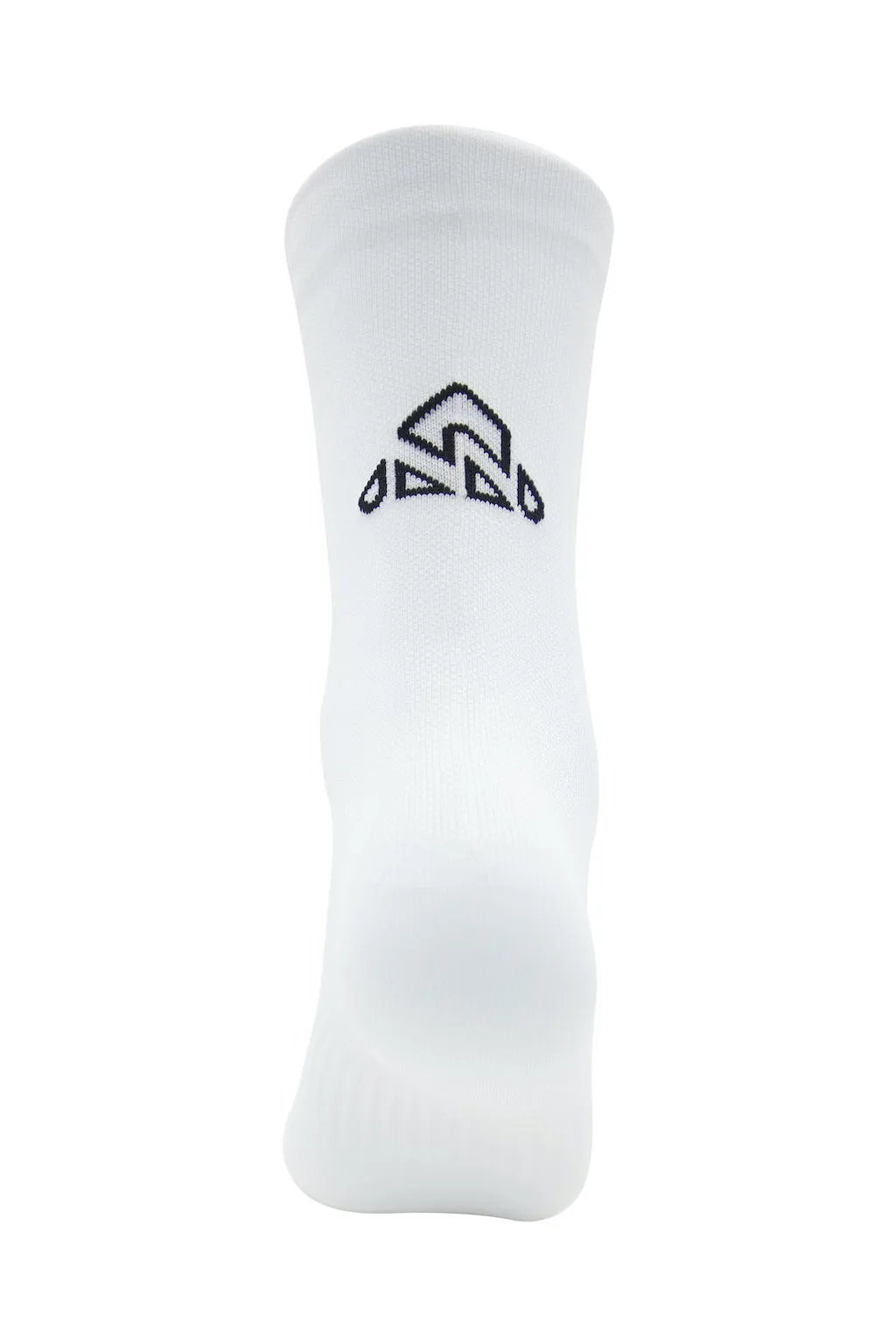 Unisex Back Logo White Cycling Socks