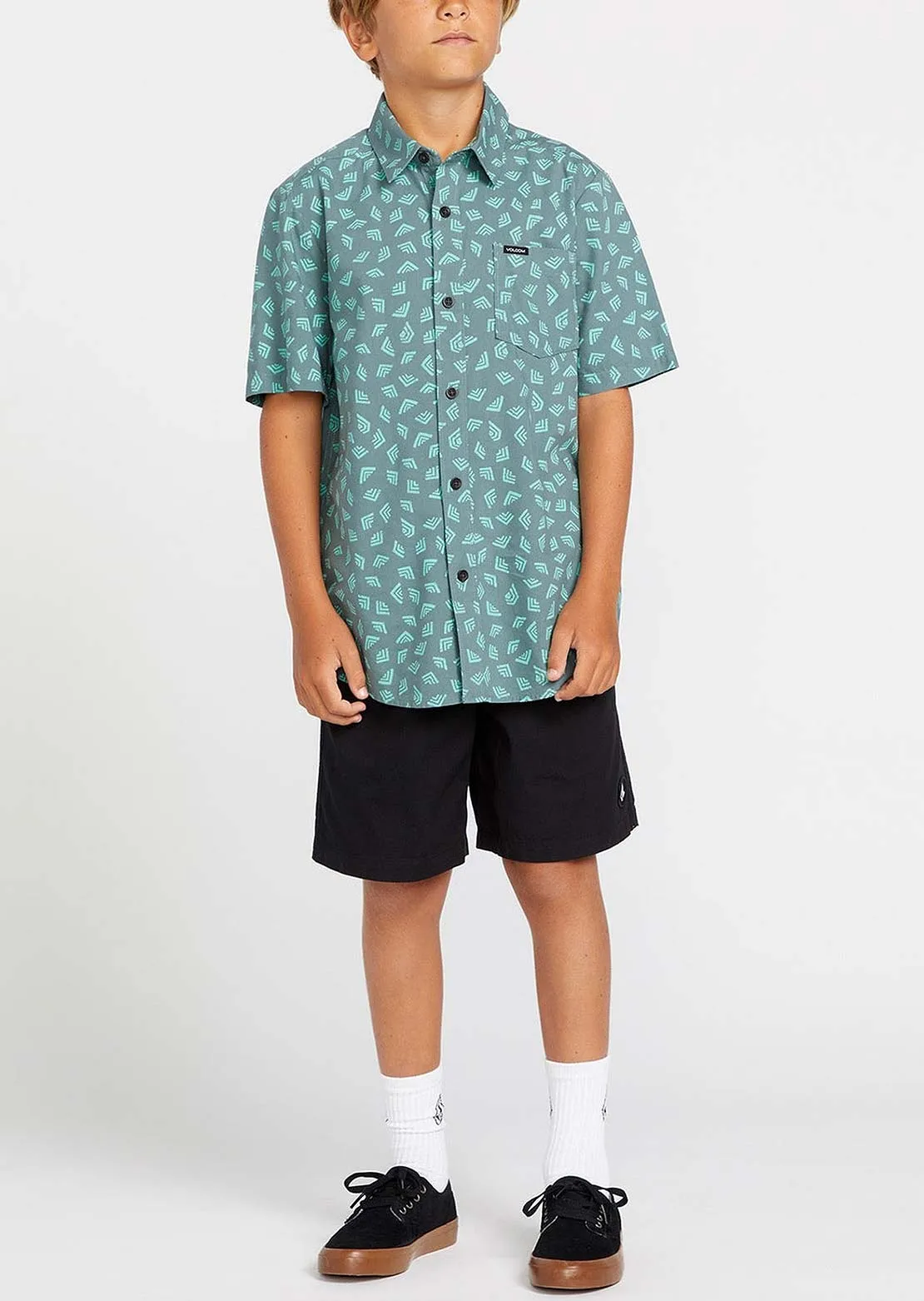 Volcom Junior Interstone SS Button Up Shirts