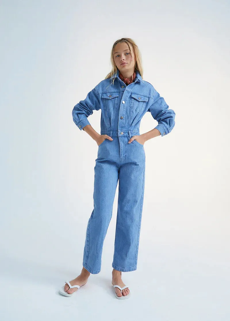 Woodland Denim Jumpsuit